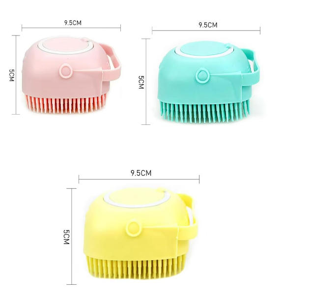 Pamper Your Pet with a 2-in-1 Dog & Cat Shampoo Brush and Massage Comb – Perfect Grooming Tool!